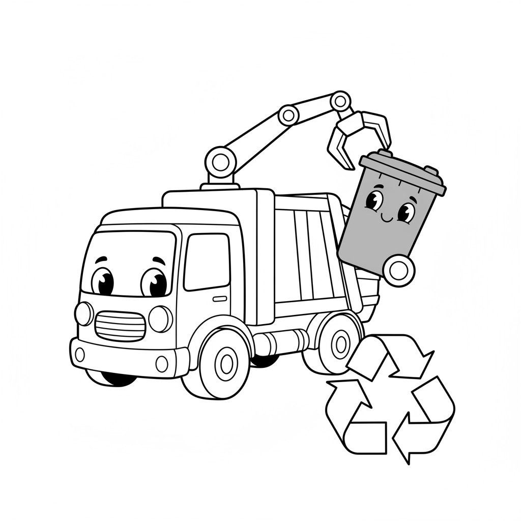 Clean City Recycling Truck