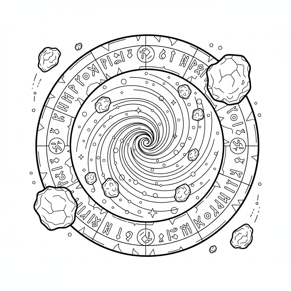 Cosmic Galaxy Stargate Portal