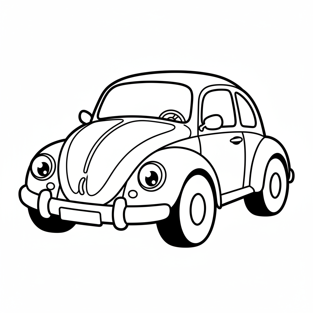 Friendly Little Beetle Car