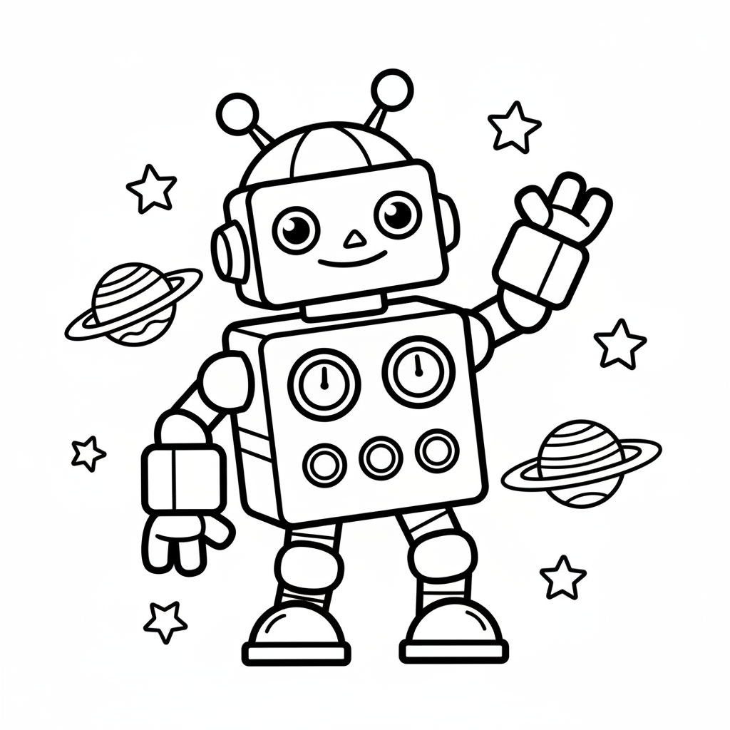 Friendly Toy Robot