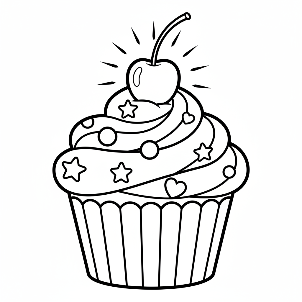 Happy Party Cupcake