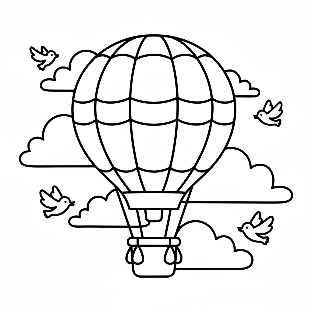 Colorful Hot Air Balloon