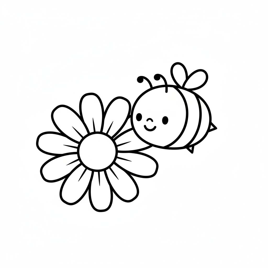Cute Buzzing Bumblebee