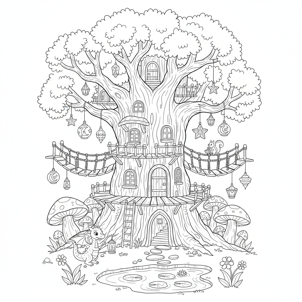 Enchanted Fairy Treehouse