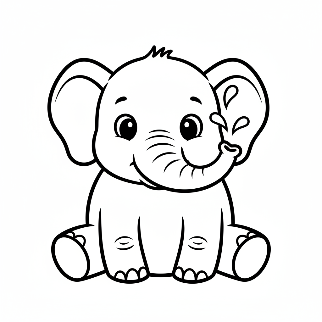 Playful Baby Elephant