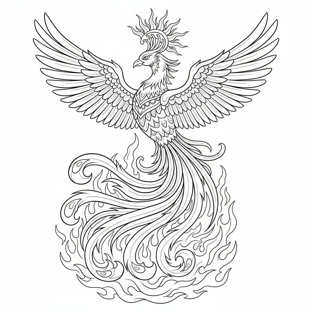 Resplendent Sun Phoenix