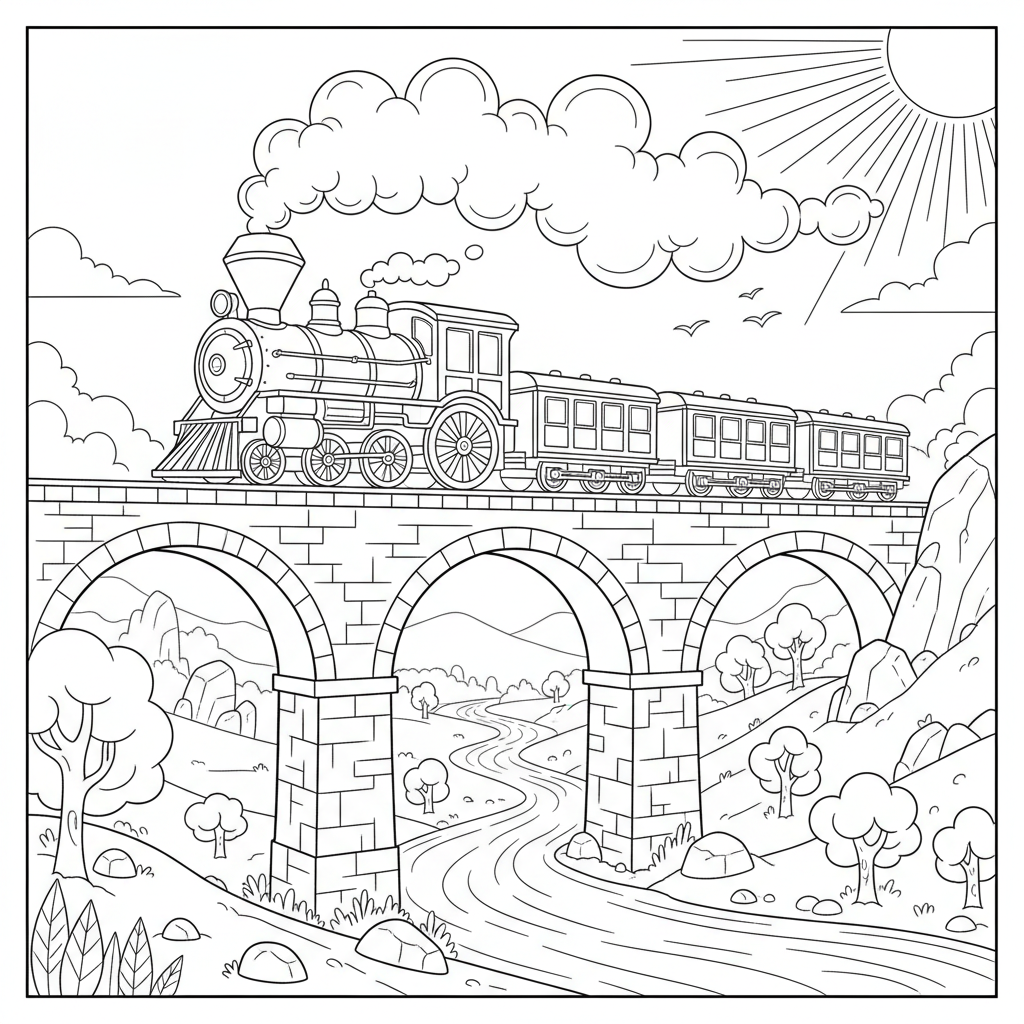 Classic Iron Steam Locomotive